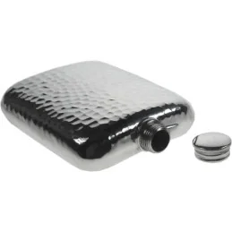 Hammered Pocket Flask 4oz