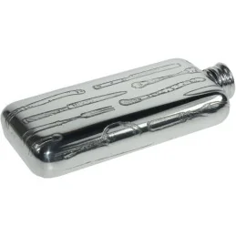 Knife Forks Spoon Pocket Flask 3oz