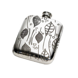 Leaf Patern Pocket Flask