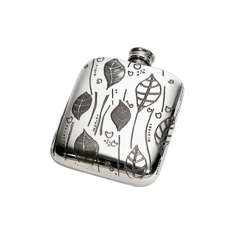 Leaf Patern Pocket Flask