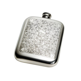 Love Skull Pocket Flask