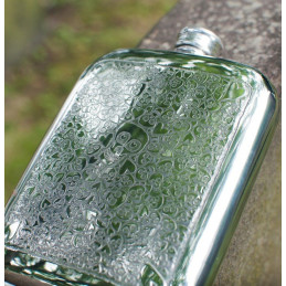 Love Skull Pocket Flask