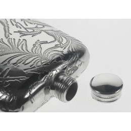 Peacock Pocket Flask 4oz