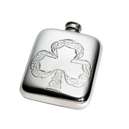 Shamrock Pocket Flask