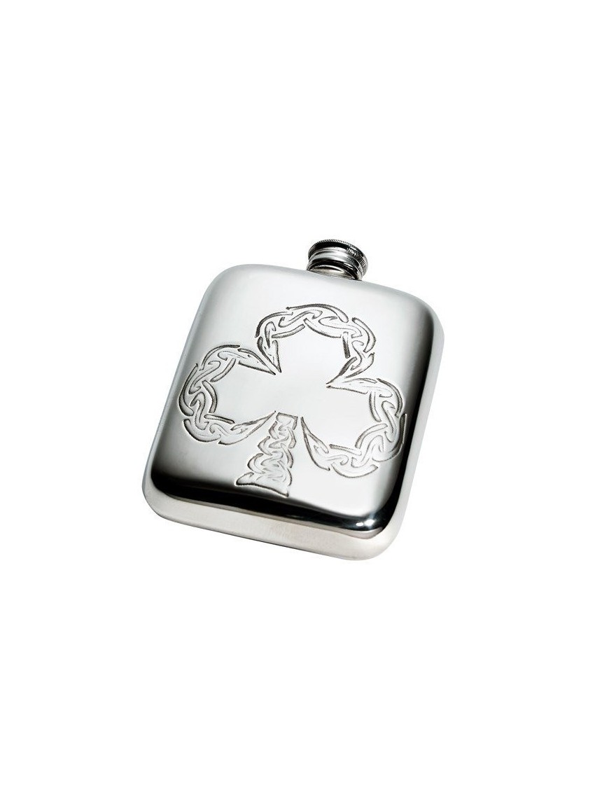 Shamrock Pocket Flask