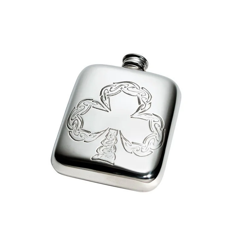 Shamrock Pocket Flask
