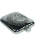 Skull Heart Cluster Pocket Flask