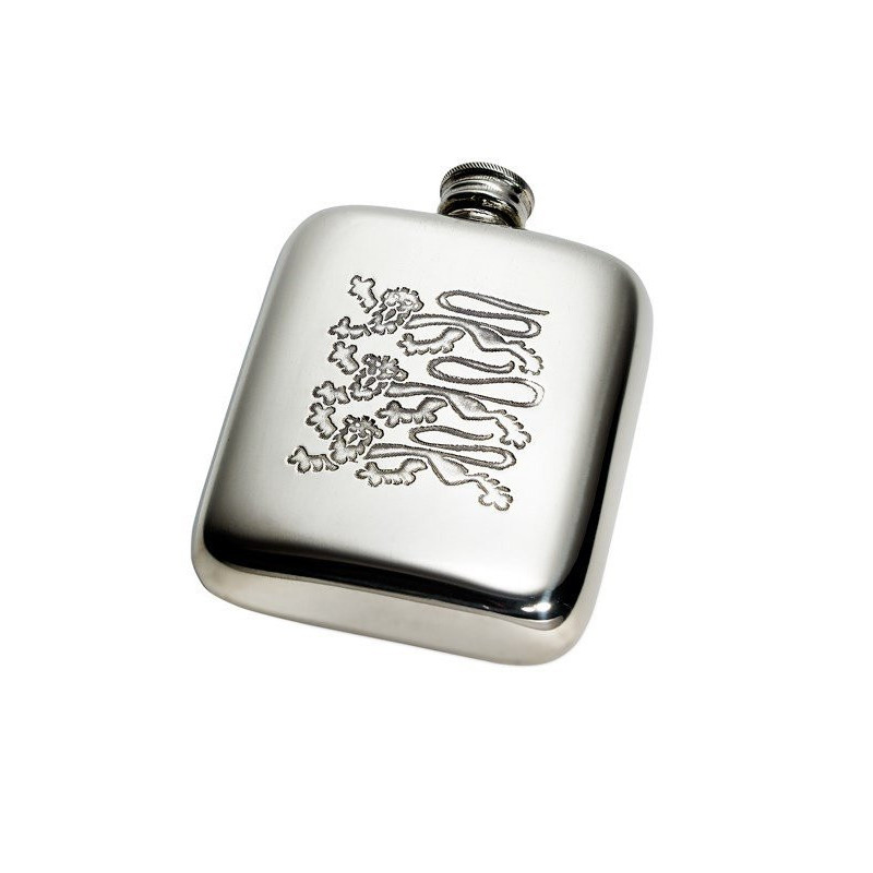 Three Lions Pocket Flask