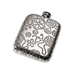 Yorkshire Rose Pocket Flask