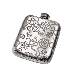 Yorkshire Rose Pocket Flask