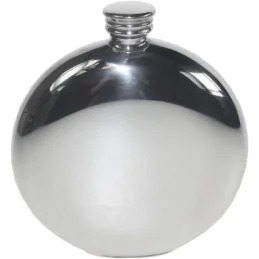 Deer Round Picture Flask
