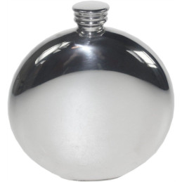 Edinburgh Castle Round Picture Flask