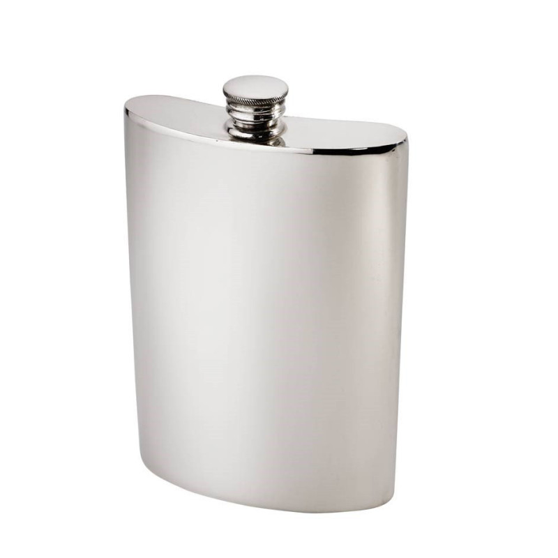 Plain Kidney Hip Flask 10oz