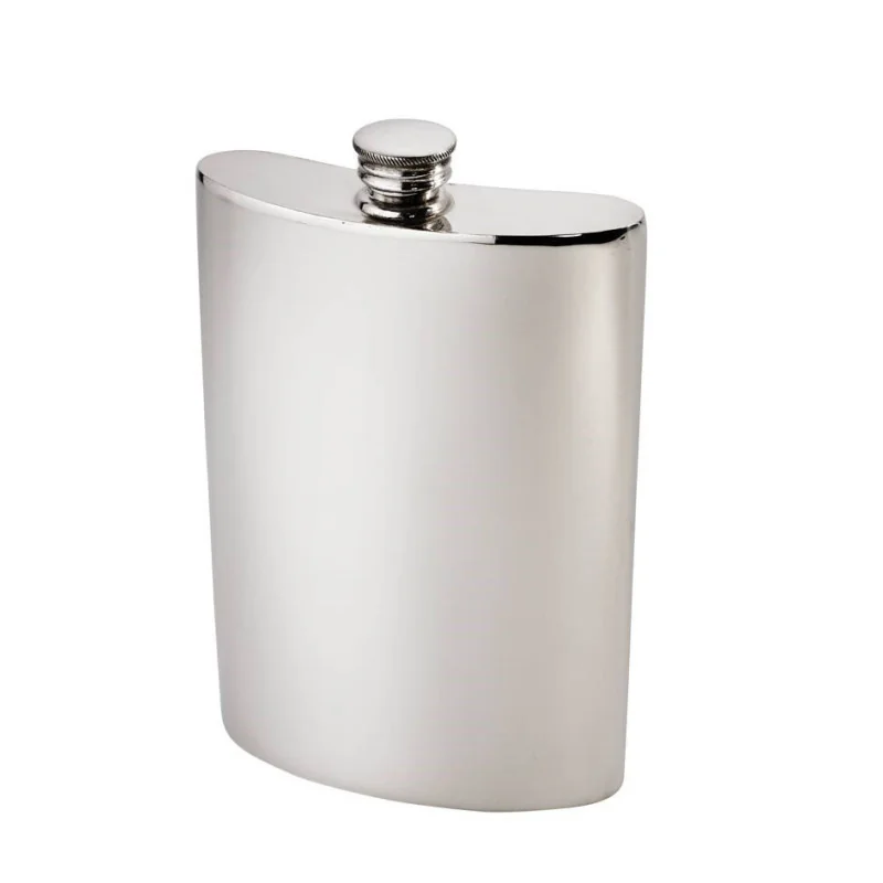 Plain Kidney Hip Flask 10oz