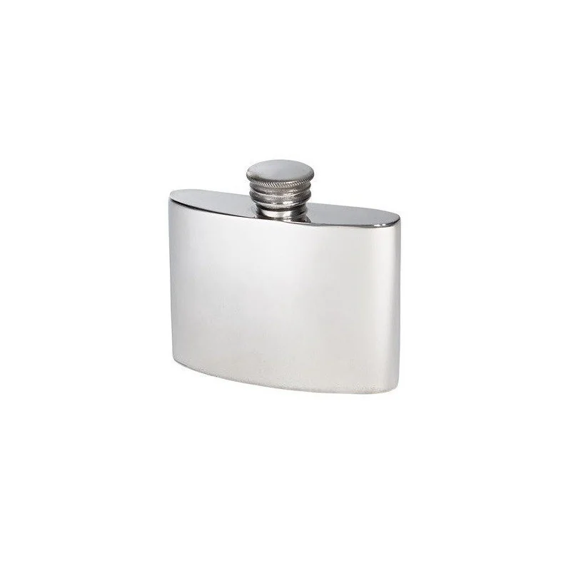 Plain Kidney Hip Flask 2oz