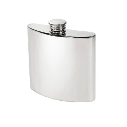 Plain Kidney Hip Flask 4oz