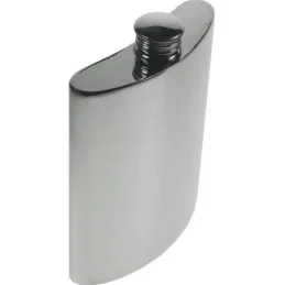 Plain Kidney Hip Flask 4oz