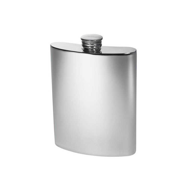 Plain Kidney Hip Flask 6oz