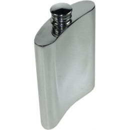 Plain Kidney Hip Flask 6oz