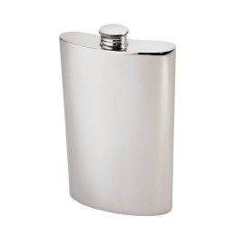 Plain Kidney Hip Flask 8oz