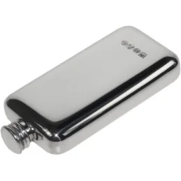 Plain Pocket Flask 3oz