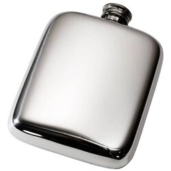Plain Pocket Flask 4oz