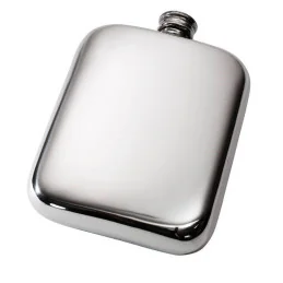 Plain Pocket Flask 6oz
