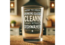 How to Keep Your Drinking Glasses Clean