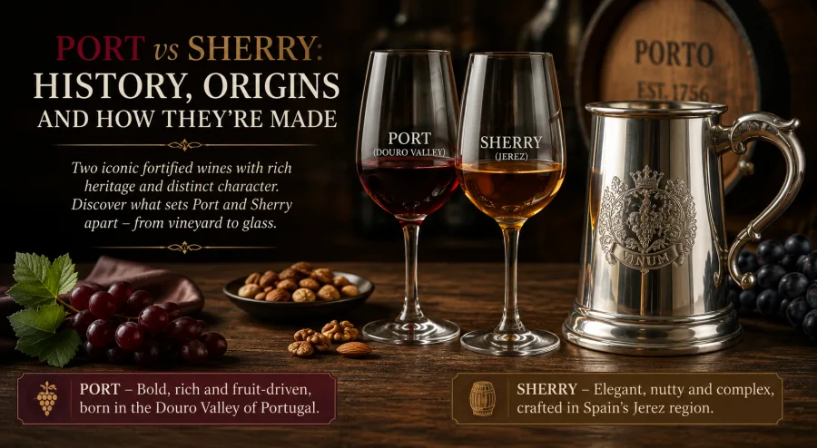 Port vs Sherry: History, Origins and How They're Made