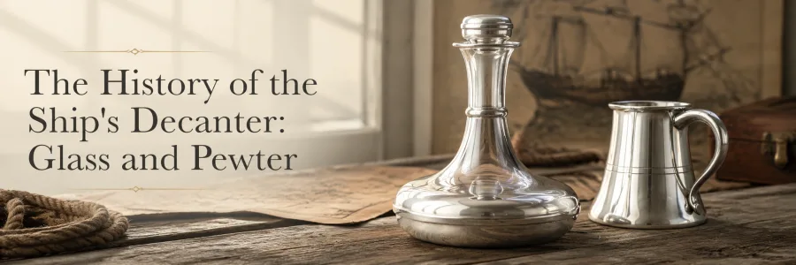 The History of the Ship's Decanter: Glass and Pewter